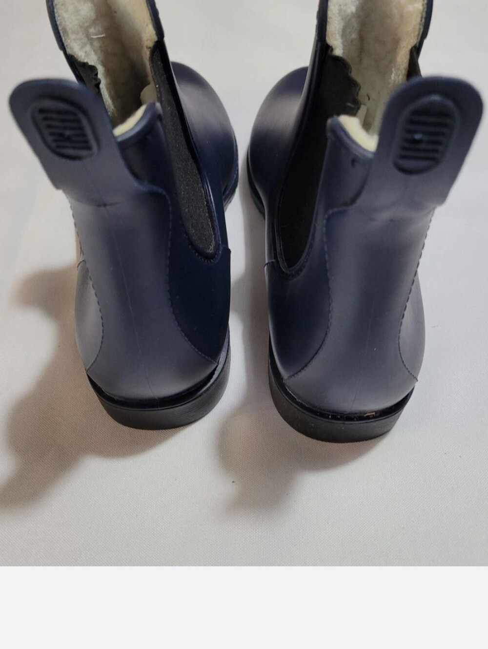 NWT Women's Khombu Camille Snow Sherpa Lined Boots in Navy Blue - Picture 7 of 8